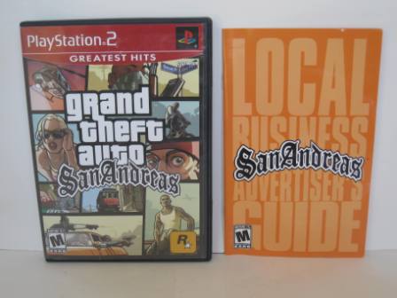 Grand Theft Auto: San Andreas GH (CASE & MANUAL ONLY) - PS2